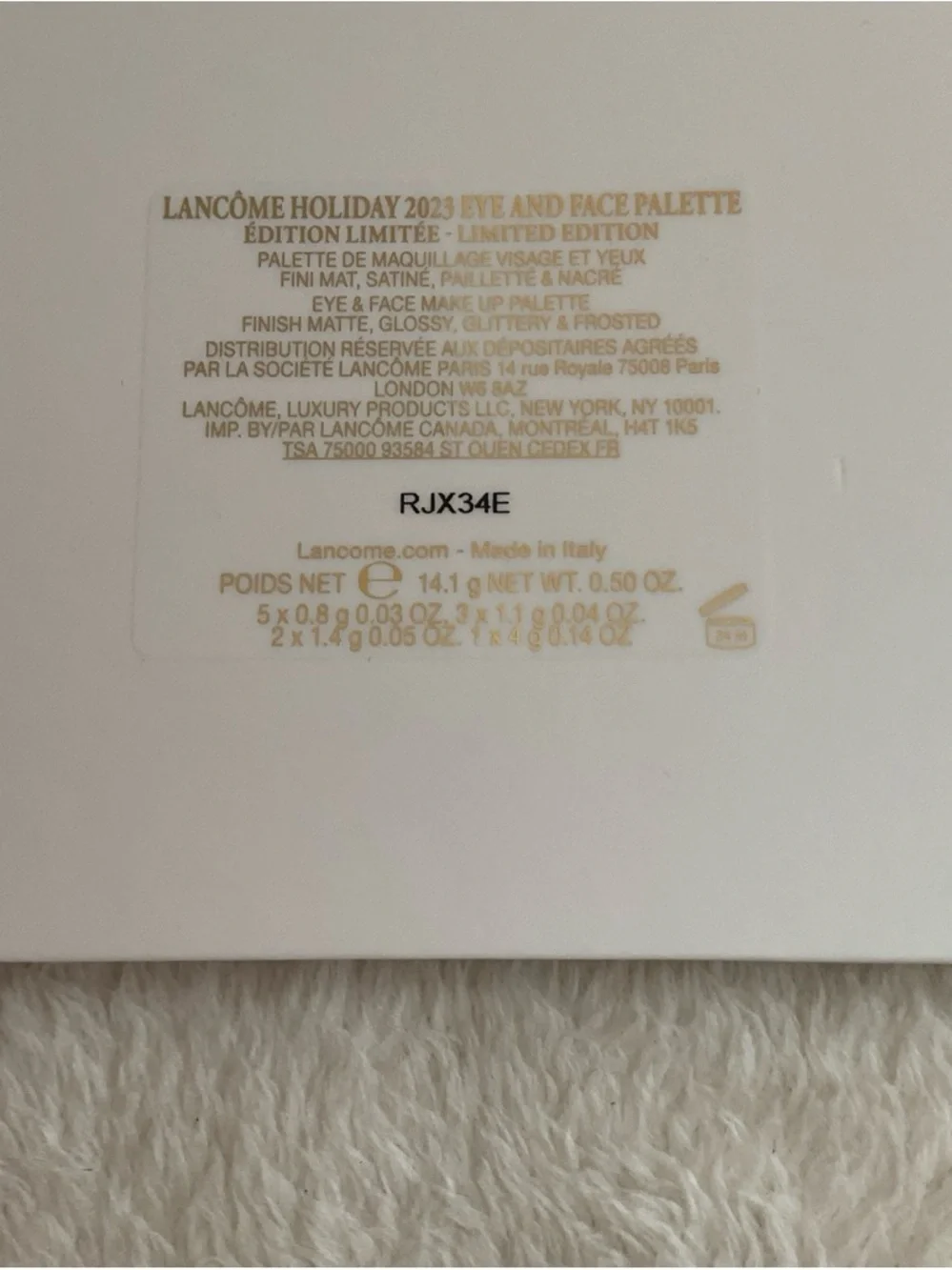 Lancôme Neutral Eyeshadow Palette - Pink, Brown & Peach Tones